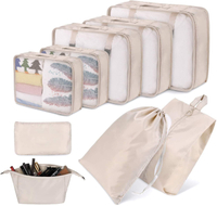 9-in-1-Reise-Organizer-Taschen-Set, leichte, solide, kundenspezifische Packwürfel