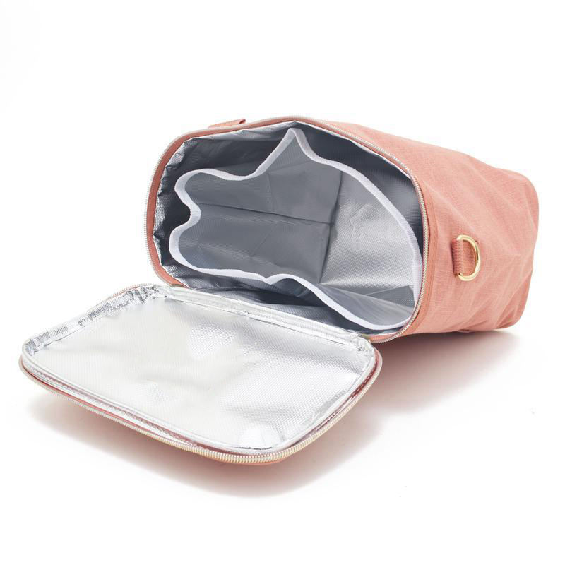 Großhandelslogo Isolierte Thermo-Lunchtasche für Frauen mit Behältern, wiederverwendbare Lunchbox für Work Beach