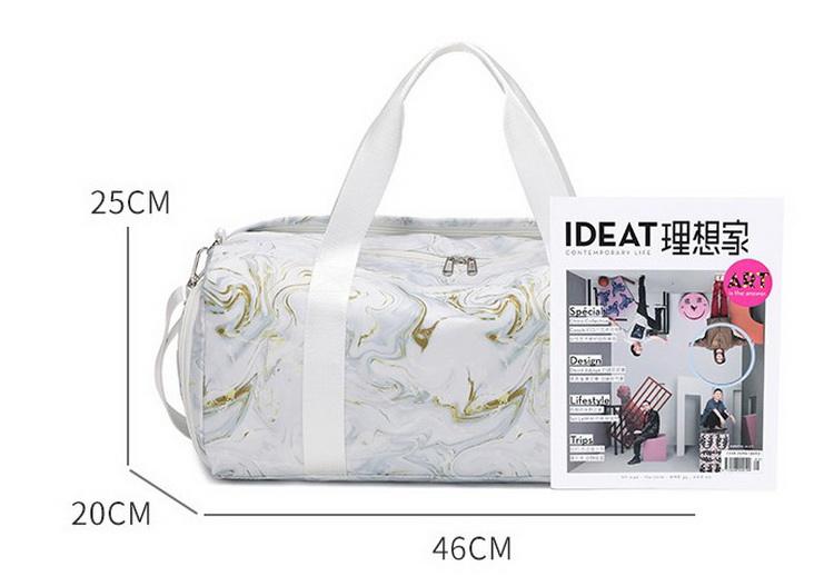Luxus-Leder-bedruckte Seesack-Sporttasche für Übernachtungen, sublimiert, für Flugreisen, Fitnessstudio, Einkaufstasche, intelligente Reisetasche für Frauen