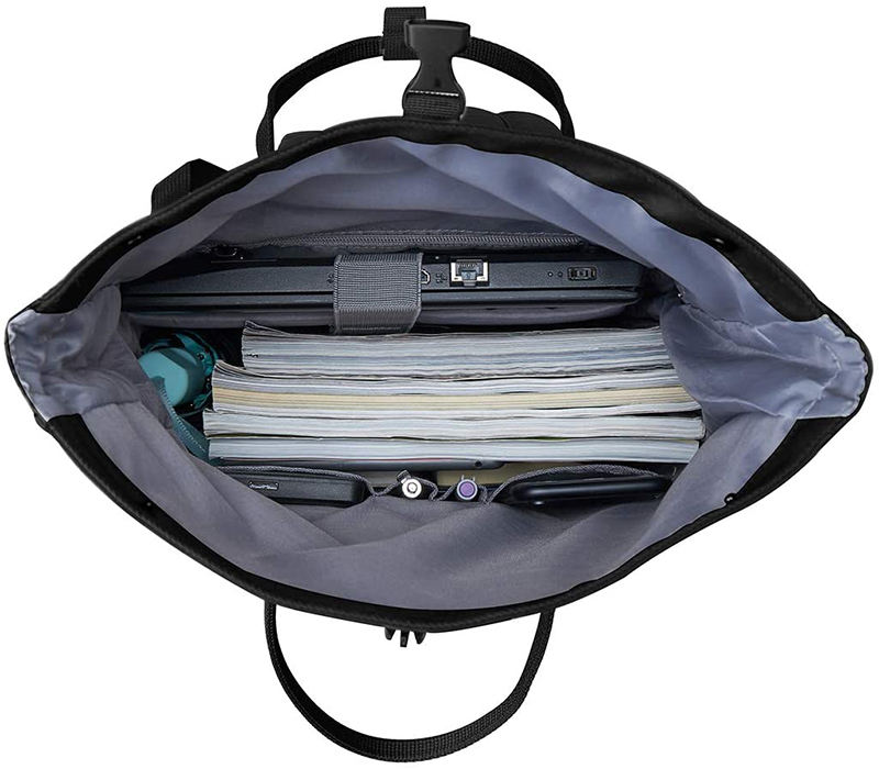 Reisearbeitsfester Laptop-Rucksack zum Aufrollen, moderne Mode-Freizeit-Buchtasche, College-Rucksack für Frauen
