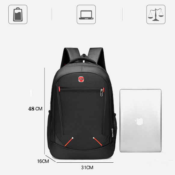 Langlebiger Business-Laptop-Rucksack mit großer Kapazität für Outdoor-Reisen, College-Studenten-Schultasche