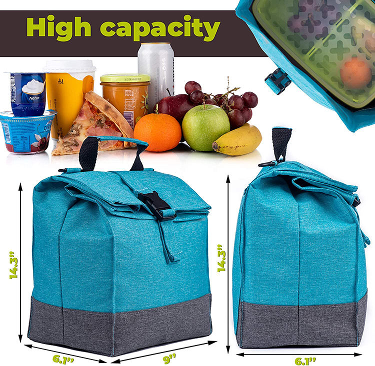 Kleine Tragetasche Thermoisolierte Lebensmitteltaschen Isolierte Kühltasche Lunchtasche Auslaufsichere Thermokühltasche Lunchbox