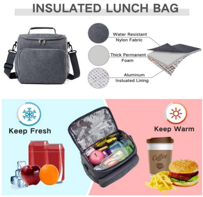 RPET kundenspezifische große Hitze-Picknick-Reisen isolierte Einkaufstaschen Erwachsene auslaufsichere isolierte Lunch-Tasche Kühler für Kinder