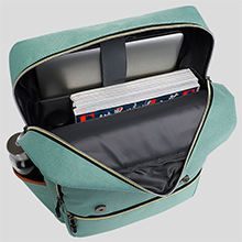 Damen 15,6-Zoll-Laptop-Rucksack mit USB-Ladeanschluss Schule College-Rucksack für Damen Herren Mode-Rucksack