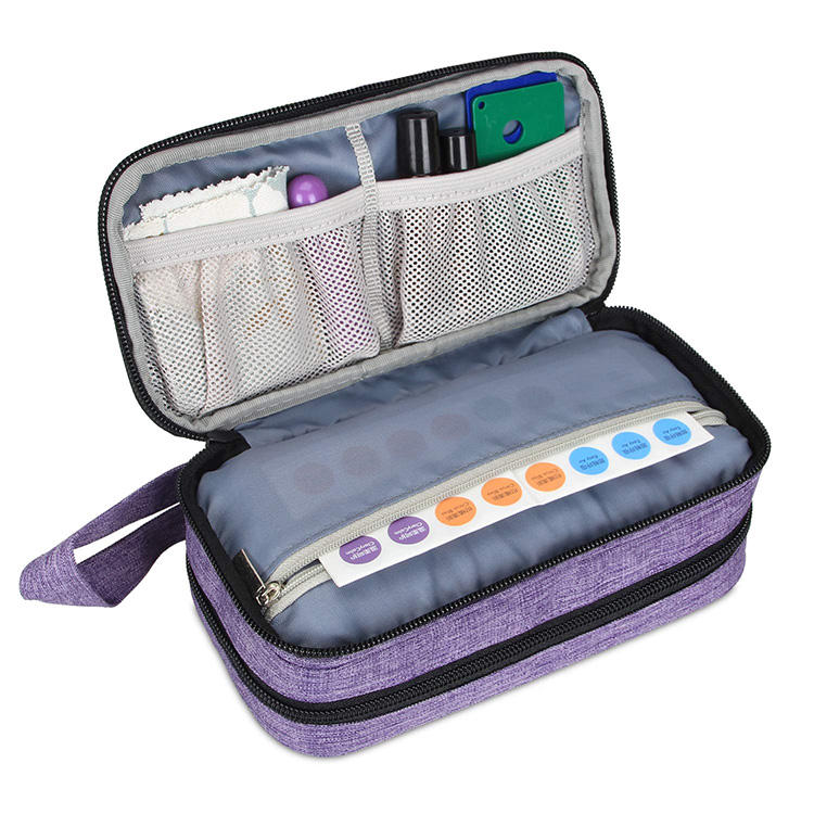 Mehrzweck-nettes ätherisches Öl, Reißverschlusstasche, Geldbörse, Lippenstifte, Aufbewahrung, Mini-Tasche, passend in Damenhandtasche