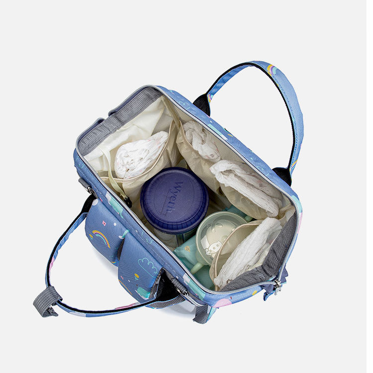 MutterschaftWickeltasche Rucksack Wickeltasche Upsimples Babytaschen für Mama und Papa mit USB-Ladeanschluss Kinderwagengurte