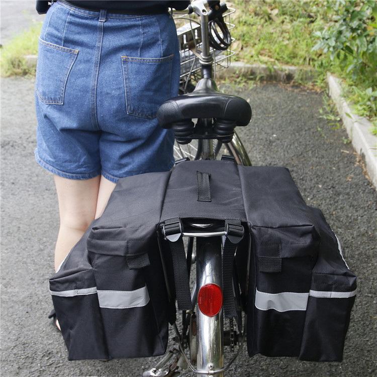 Outdoor-Mode-Gebirgsfahrrad-Doppelt-hintere Tasche-kundenspezifisches Logo-Fahrrad-Motor-Gepäcktaschen für das Radfahren, das reisenden Sport