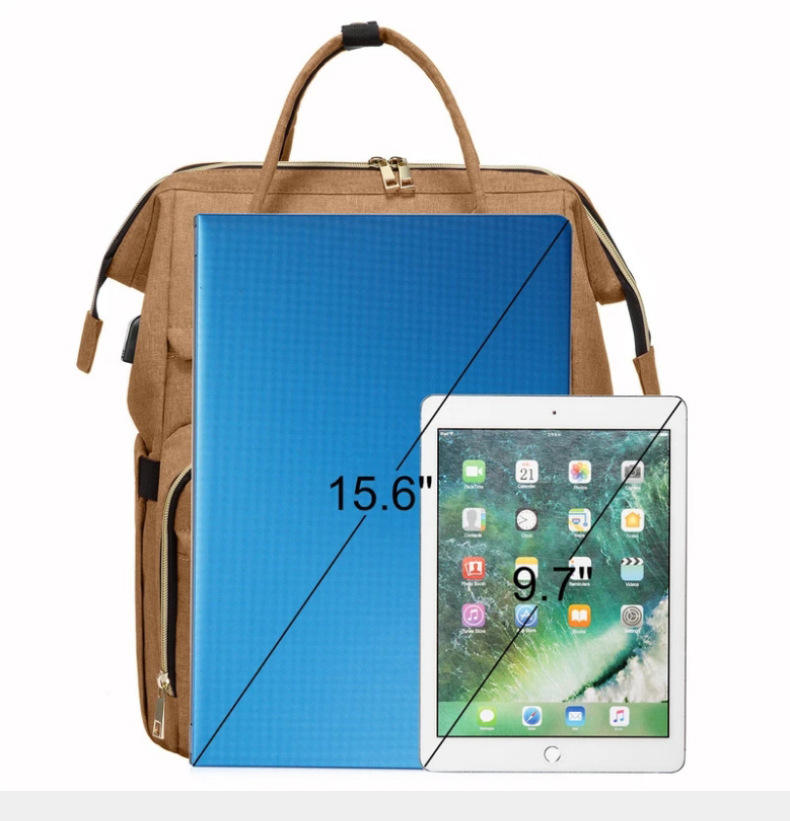 Laptop-Rucksack für Frauen, Arbeit, Laptop-Tasche, stilvoller Lehrer-Rucksack, Business-Computer-Taschen, Streifen, schwarze Damenrucksäcke