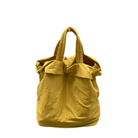 Individuell bedruckte Einkaufstasche aus recycelter Bio-Baumwolle im koreanischen Stil, wiederverwendbare Einkaufstasche, Umhängetaschen