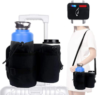 4-in-1-Thermogepäck-Reisebecherhalter-Tasche mit Schultergurt, isolierter Reise-Getränke-Caddy, befreien Sie Ihre Hand, OEM-akzeptabel