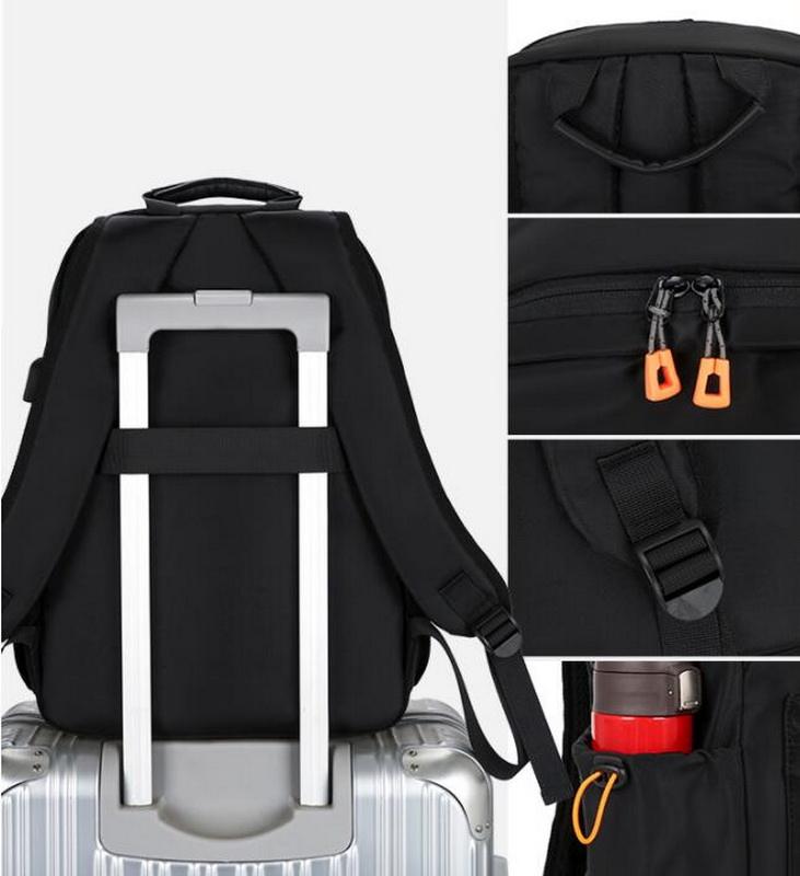 Hochwertige College-Schulbuchtasche, intelligenter Rucksack, reisender Business-Laptop-Rucksack mit USB-Ladeanschluss