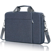 Navy hochwertige benutzerdefinierte wasserdichte Computertasche Messenger Case Taschen Laptophülle mit Griff