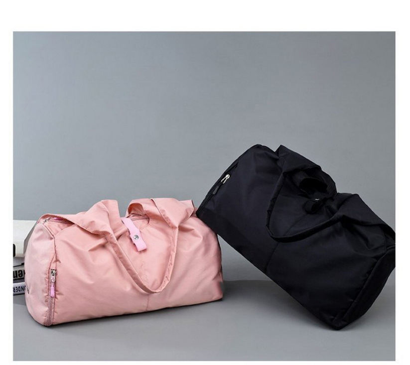 Mode wasserdichte Sport-Gymnastik-Eignungs-Nylontasche mit anpassbarem Logo im Schuhkarton, tragbare Seesack-Frauen-Reisetasche
