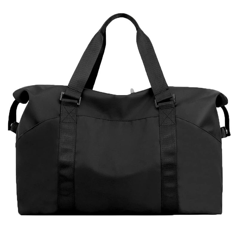 Outdoor Weekender Übernachtungsreise Seesäcke Custom Logo Girls Black Fashion Duffle Tote Bag