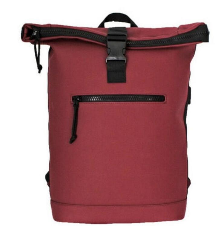 Großhandel fabrikgefertigter Custom Designer Rolltop Daypack recycelte Schultaschen Reiserucksack Tasche für Männer wasserdicht mit USB