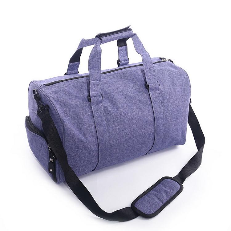 Hochwertige Oxford-Sporttaschen für Fitnessstudios, wasserdichte Reisetaschen für Männer mit Schuhfach, benutzerdefinierter Seesack