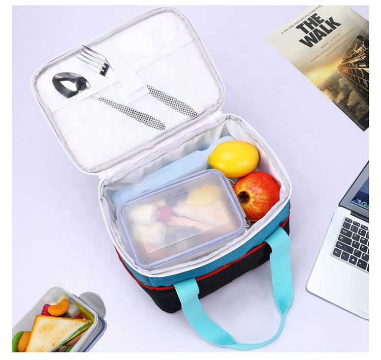 Custom Design langlebige Oxford Kühltasche isolierte Reise tragbare Schule Lunchbox Erwachsene Lunchpakete für Frauen
