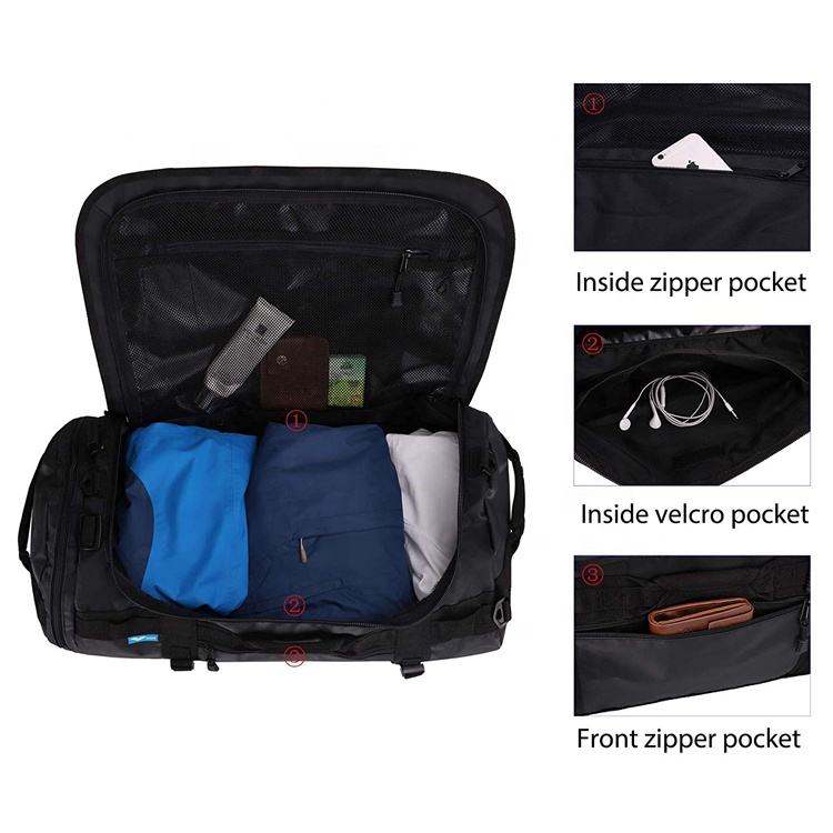 Hochwertige Reisetasche mit Geheimfach/Wasserdichte Reisetasche mit multifunktionalen Taschen
