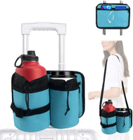 Wasserflasche, Getränkekoffer, Gepäck, montierter Becher-Caddy für Reisegepäck, Getränkehalter