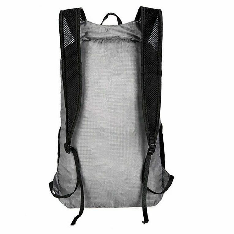 Ultraleichter, packbarer Rucksack mit benutzerdefiniertem Logo, faltbarer, wasserdichter Tagesrucksack, faltbarer Rucksack für Frauen