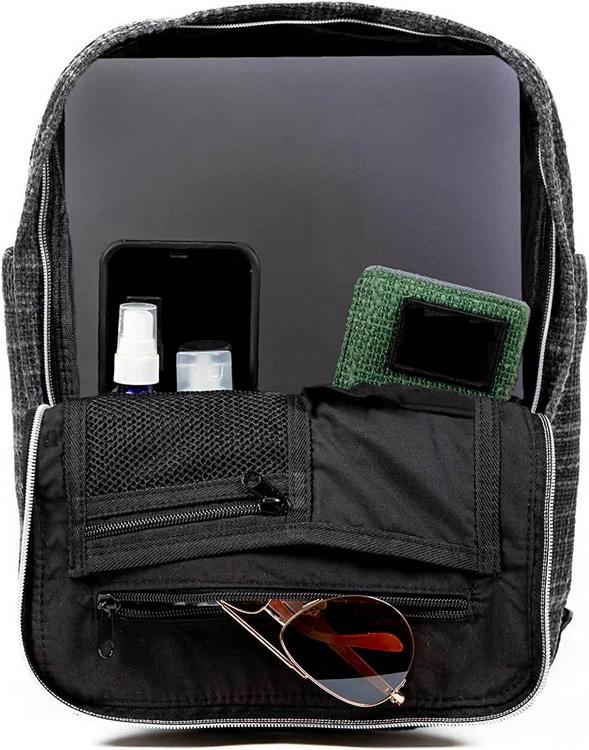 Umweltfreundlicher Outdoor-Rucksack aus 100 % Hanf, geruchsfester Rucksack aus natürlichem Hanf-Jute-Computer-Tagesrucksack