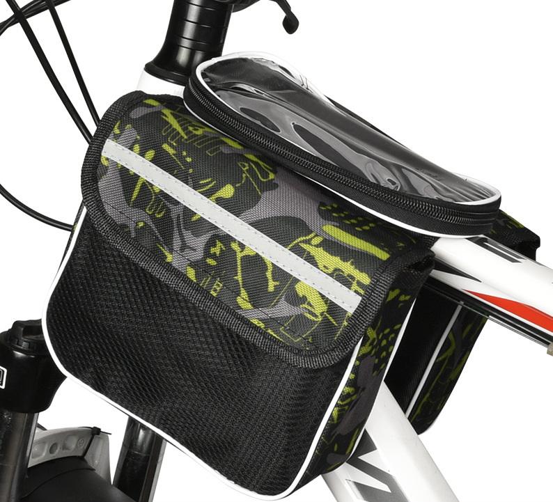 WHEEL UP Benutzerdefinierte wasserdichte Fahrrad-Frontrahmen-Fahrrad-Lenkertasche für den Außenbereich