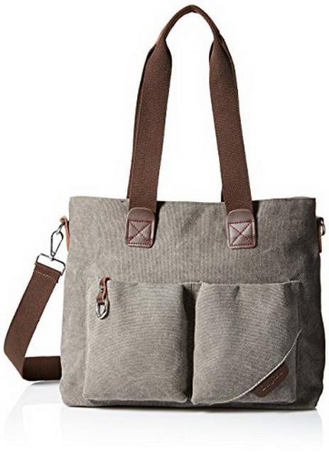 Großhandel kundenspezifische Frauenhandtasche Einkaufsbaumwollsegeltuch-Einkaufstasche-Umhängetaschen der großen Kapazität