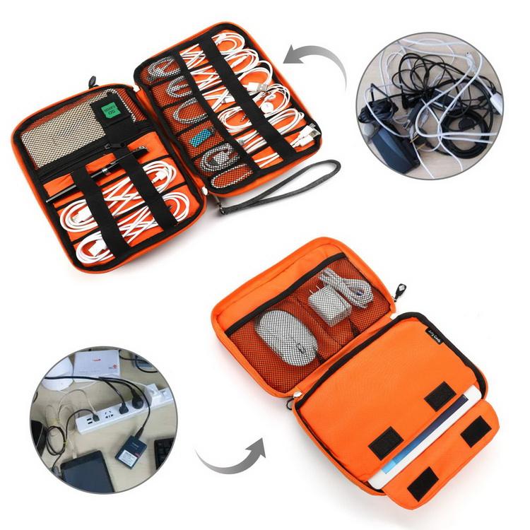 Kabel-Organizer-Tasche für elektronisches Zubehör, wasserdichte Reisekabel-Aufbewahrungstasche