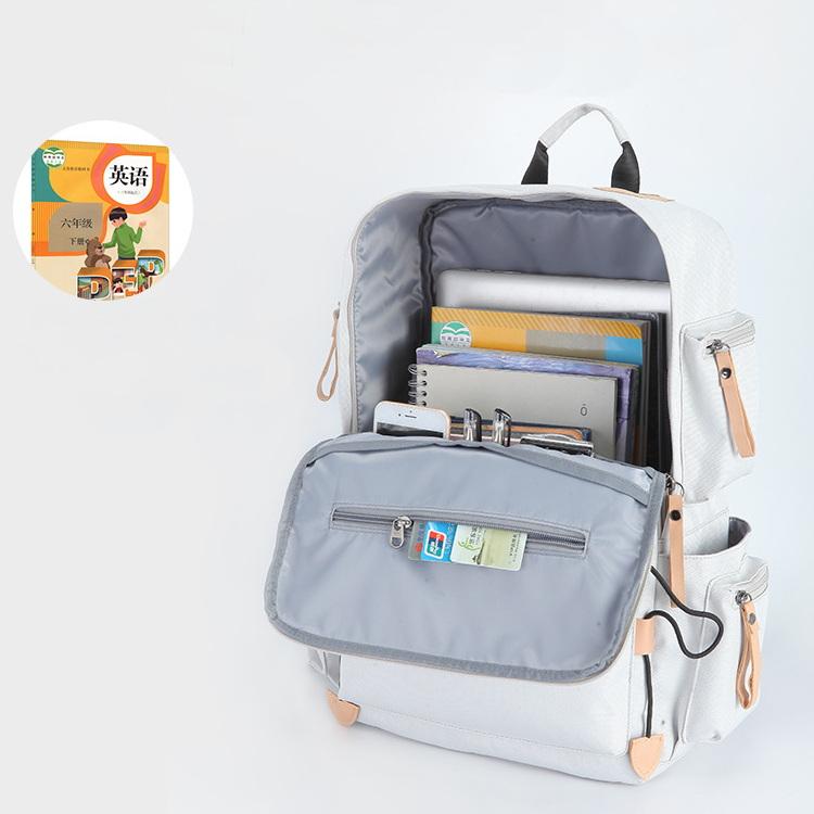 Langlebige College-Student-Schule-Laptop-Rucksäcke, Rucksack, Büchertaschen mit Griff und Trennwand-Design für 14 Zoll
