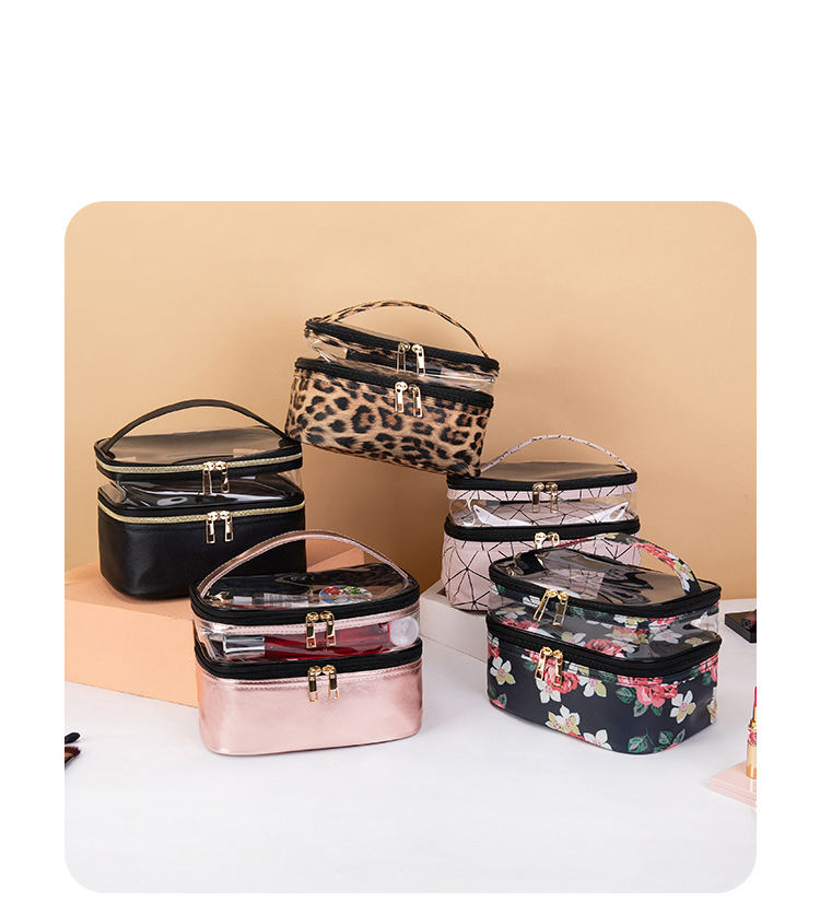 Kosmetik-Reisetasche mit Reißverschluss im Großhandel, Make-up-Tragetasche, Mini-Verpackungswürfel-konforme Tasche, Kulturbeutel-Organisator Cus