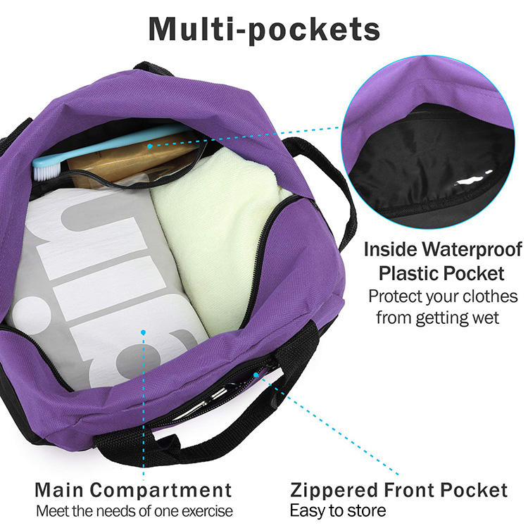 Strapazierfähiges Polyester, kleine Kinder-Reisetasche, Mini-Sport-Fitnessstudio-Einkaufstasche