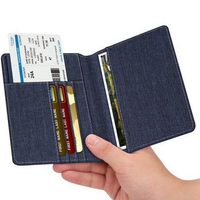 Mode billig Reise RFID Tickethalter Brieftasche Männer Reisepass Tasche mit Kartenfächern Großhandel