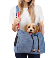Verstellbare Hündchen-Tragetasche für Welpen, kleine Hundetragetasche mit atmungsaktivem Mesh-Outdoor-Reisetragetasche für Haustiere