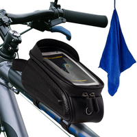 2022 Outdoor Unisex Wasserdicht Radfahren Zubehör Vorne Oberrohr Rahmen Handyhalter Fahrradtasche Fahrradtaschen