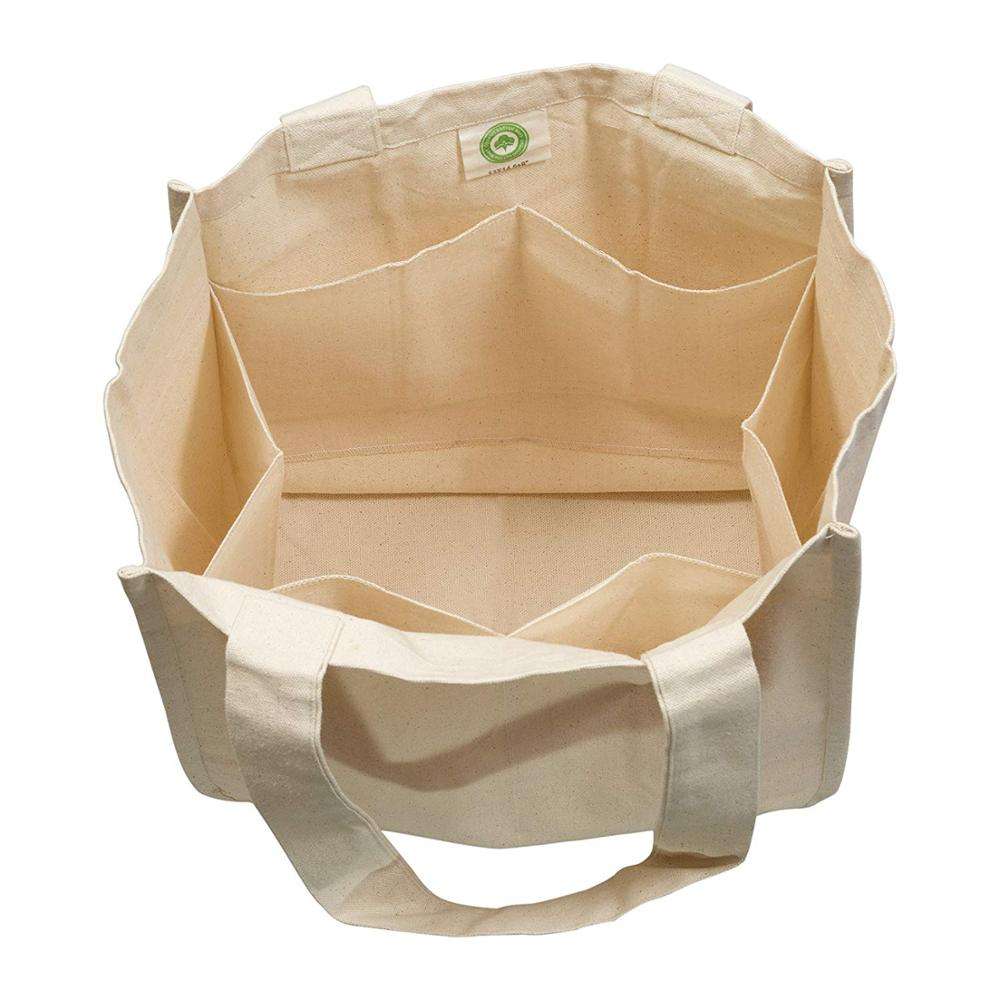 Maßgeschneiderte Canvas-Einkaufstaschen Stoff-Einkaufstaschen Wiederverwendbare Bio-Baumwolle Waschbare umweltfreundliche Taschen
