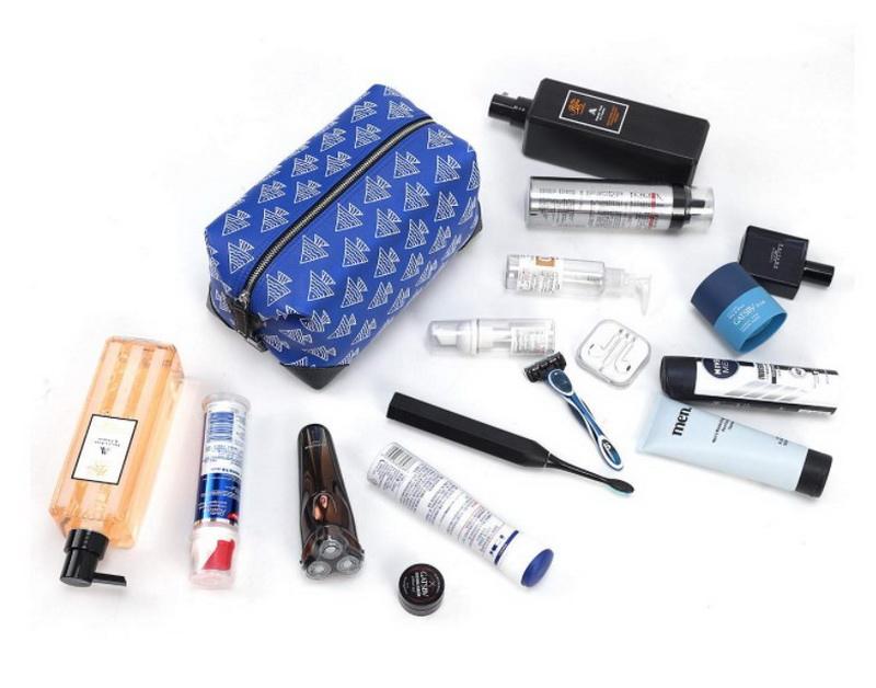 Make-up-Tasche mit benutzerdefiniertem Druck für Frauen, wasserdicht, tragbar, waschbar, Kulturbeutel, Kosmetiktasche, Make-up-Aufbewahrung, Dopp-Kit, Reise