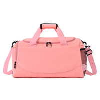 Maßgeschneiderte rosafarbene Sporttasche mit Schuhfach und Nassfach Große Reisetasche für Frauen