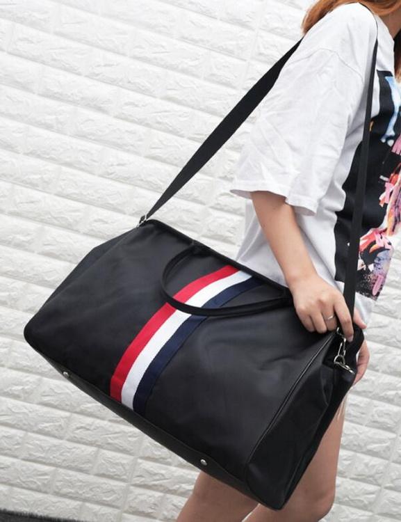Stilvolle Mädchen Seesack Handgepäck Schulter über Nacht Wochenendschuhe Sporttasche Duffle Bag Hersteller